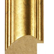 Speckled and Distressed Gold Picture Moulding 50mm Speckled and Distressed Gold Picture Moulding 50mm