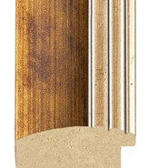 Distressed Gold Picture Moulding 54mm Distressed Gold Picture Moulding 54mm