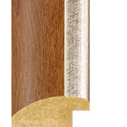 Golden Oak, Silver rebate lip Picture Moulding 30mm Golden Oak, Silver rebate lip Picture Moulding 30mm