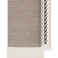 Grey Mesh, Embossed Silver Rope Grey Mesh, Embossed Silver Rope