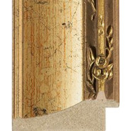 Scratched Gold Picture Moulding 48mm Scratched Gold Picture Moulding 48mm