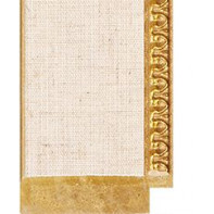 Hessian mesh, embossed Gold rebate lip Picture Moulding 42mm Hessian mesh, embossed Gold rebate lip Picture Moulding 42mm