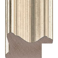 Distressed Silver Picture Moulding 50mm Distressed Silver Picture Moulding 50mm