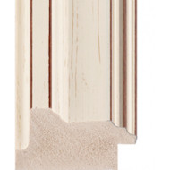 Cream, flecked, silver lip Picture Moulding 53mm Cream, flecked, silver lip Picture Moulding 53mm