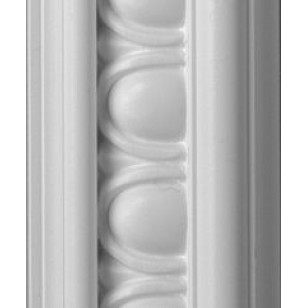 Egg and Dart White Dado 57mm by 2 metre