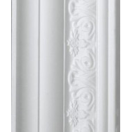 Leaf White Cornice 70mm by 2.9 metre