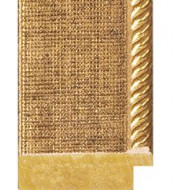Gold mesh, embossed Gold rebate lip Picture Moulding 42mm 